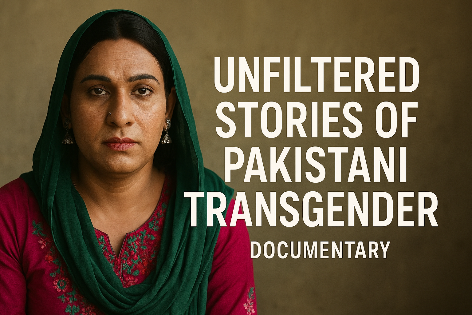 Unfiltered Stories of Pakistani Transgender Lives